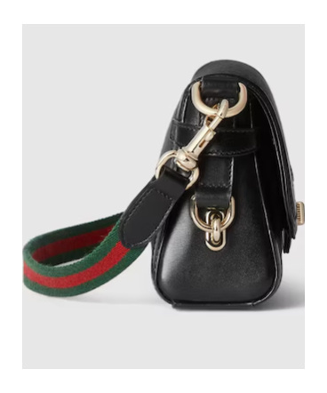 Gucci Luce Shoulder Bag Small Size In Black