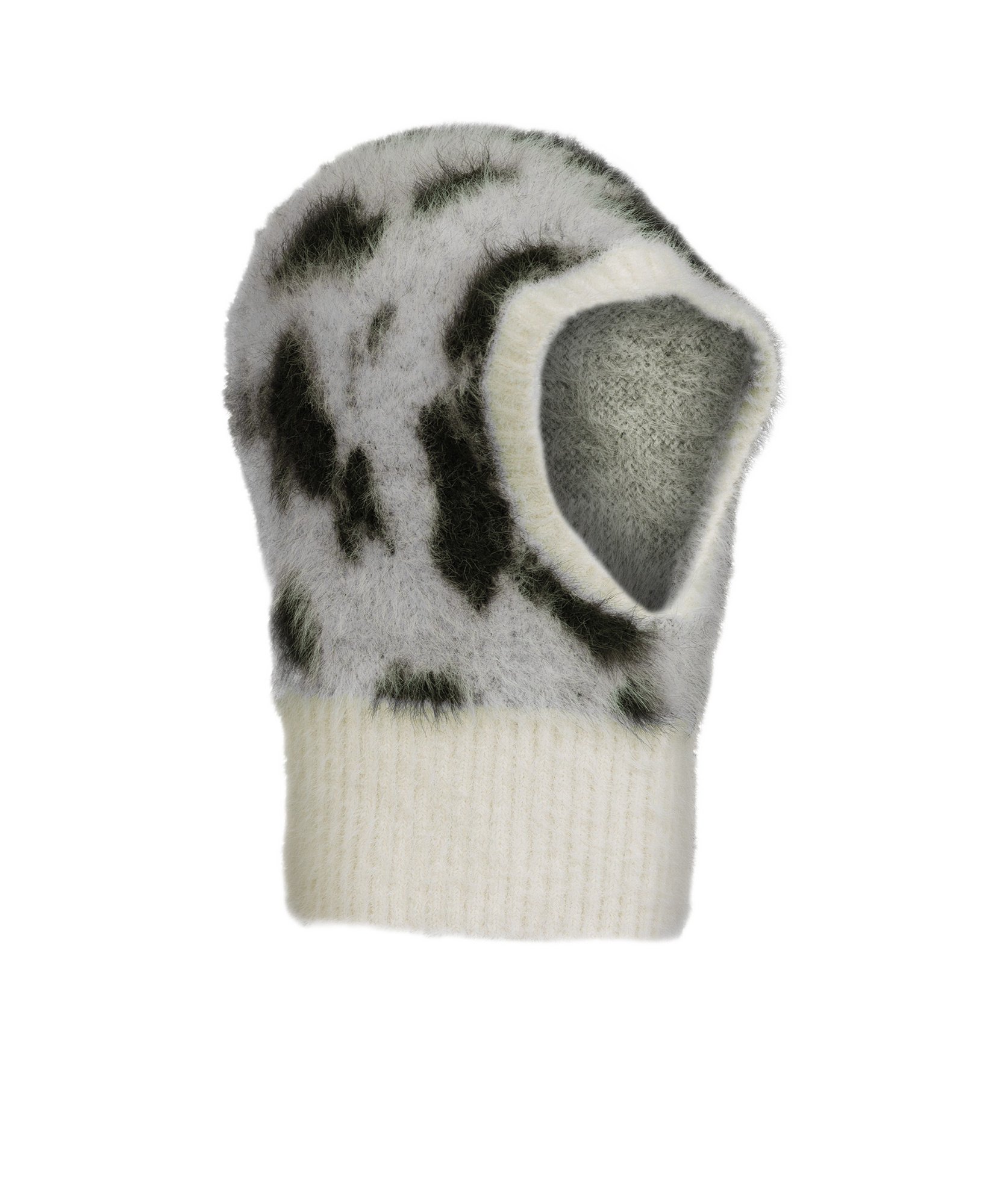 Stella Mccartney Rib Knitted Hat In Gray