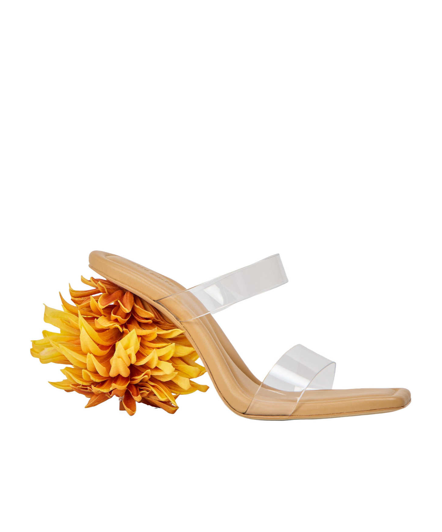 Cult Gaia Simple High-heeled Sandals In Golden