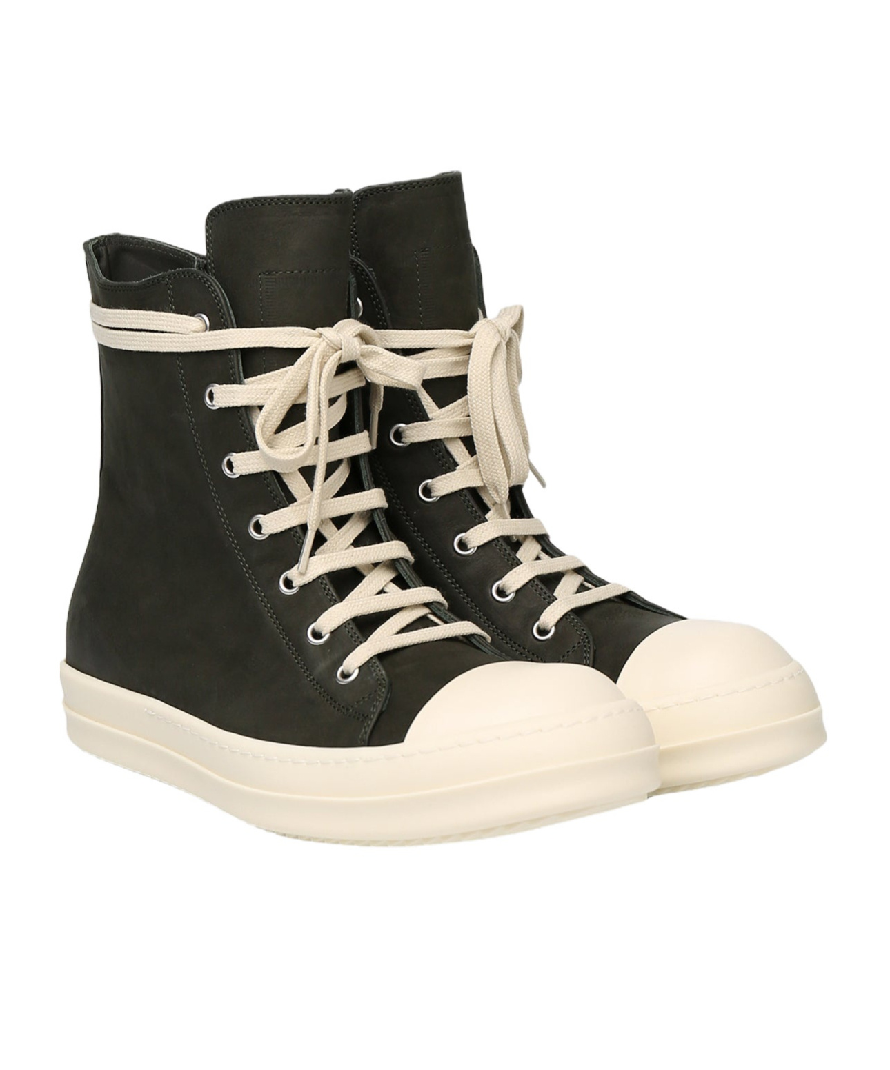 Rick Owens Black Hollywood Mega Bumper Sneakers In Black