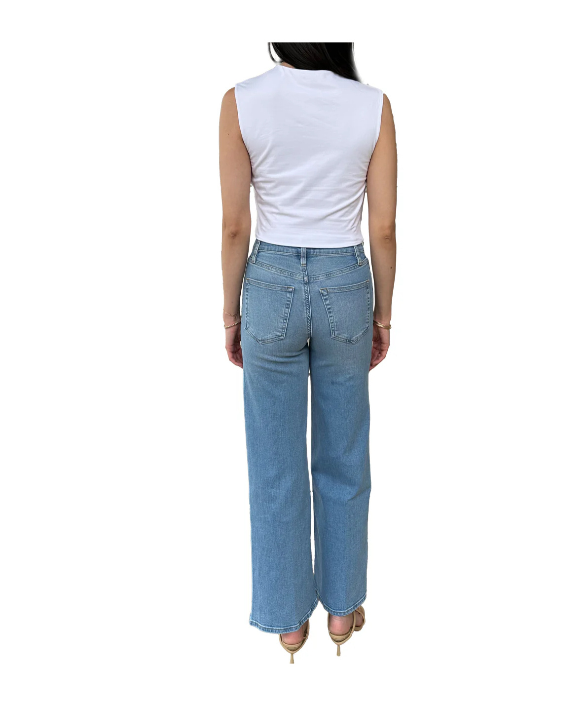 Frame Cotton-blend Jeans In Blue