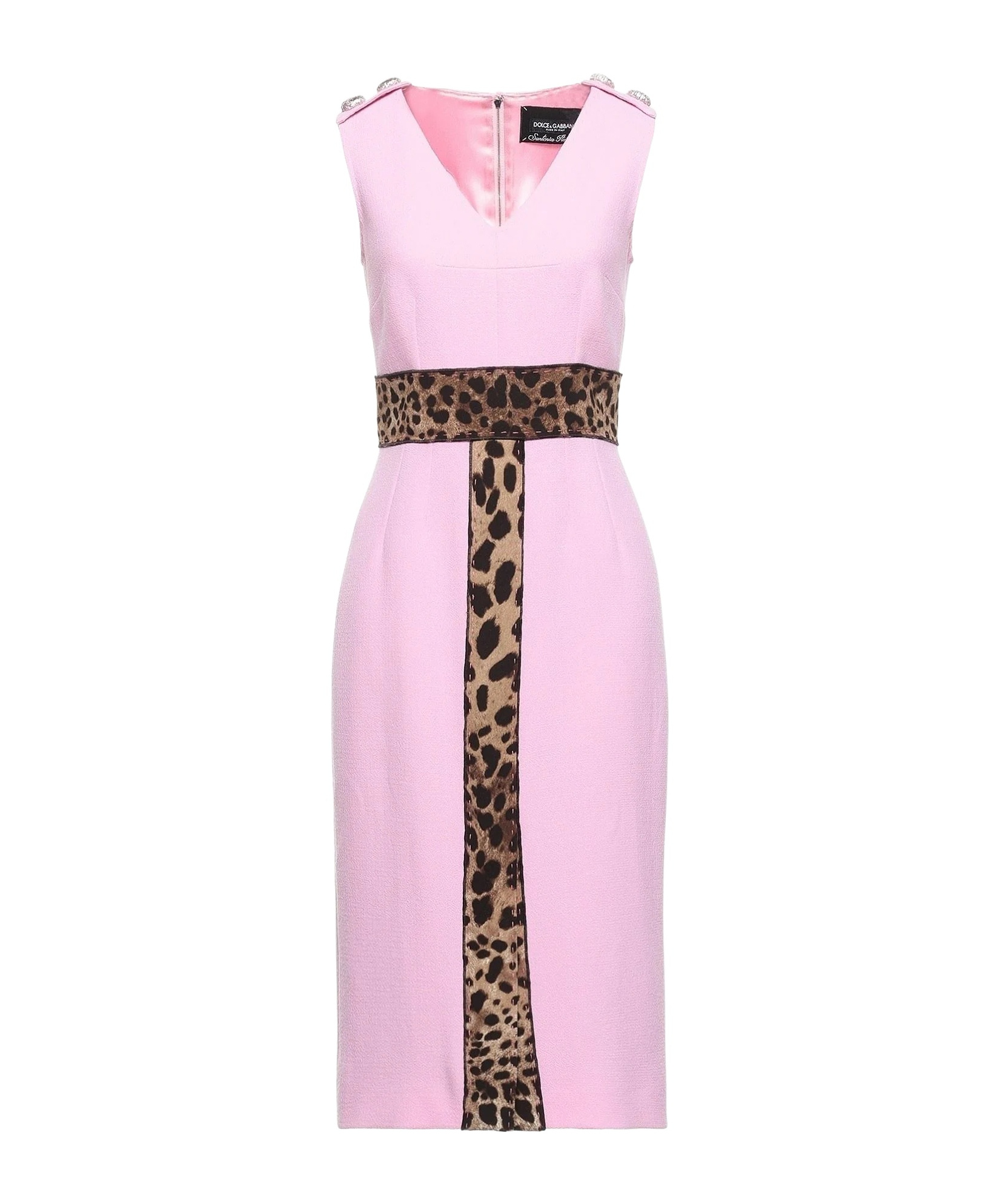 Dolce & Gabbana Midi Dress In Pink