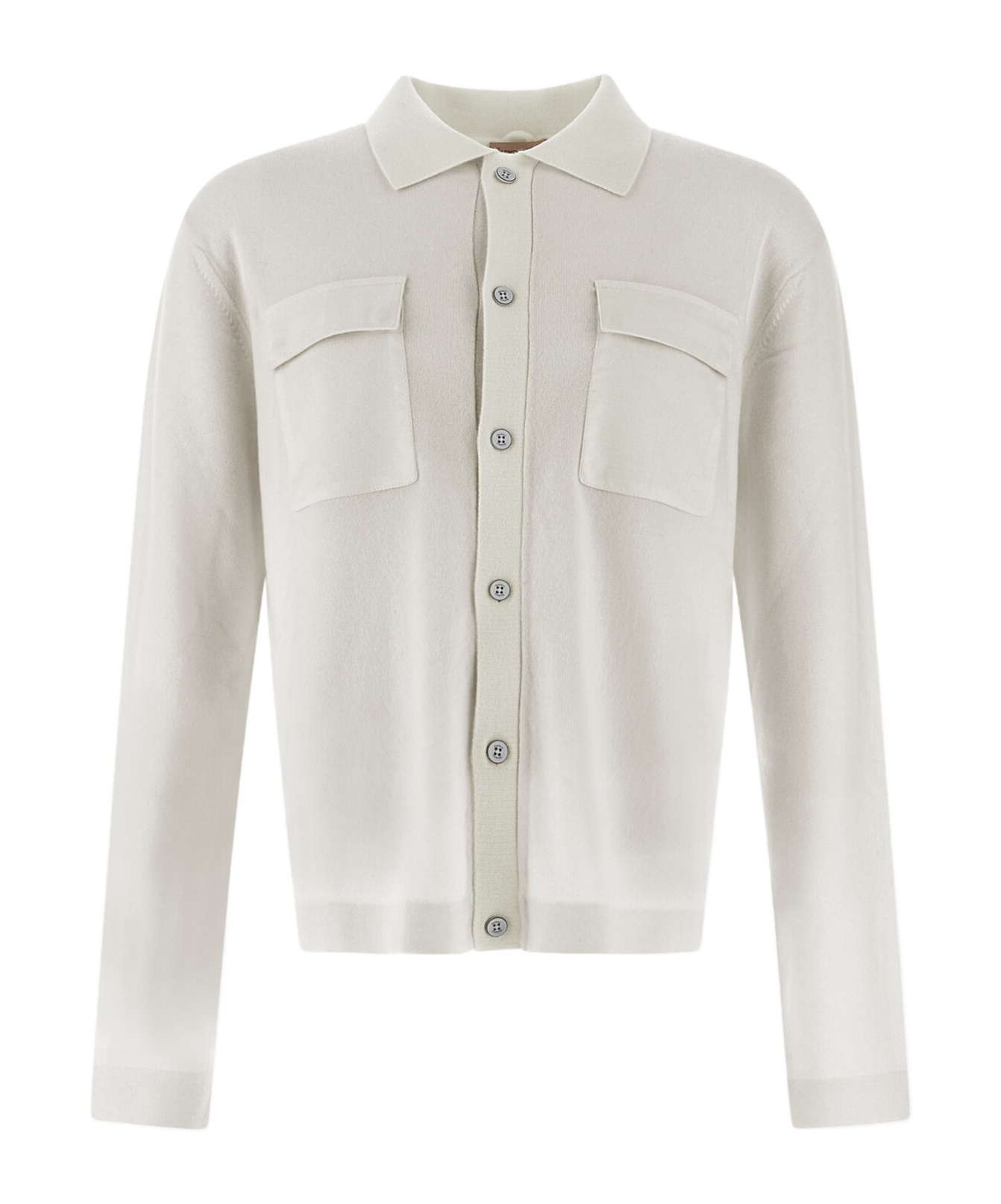 Herno Resort Long Sleeved Buttoned Shirt In White
