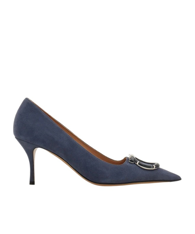 Ferragamo Maxi Gancini High Heels In Multi