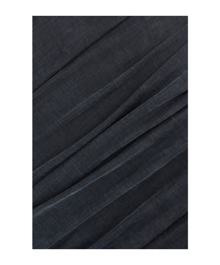 Vivienne Westwood Long Ginnie Pencil Dress Fluid Viscose Satin Black 40 Women