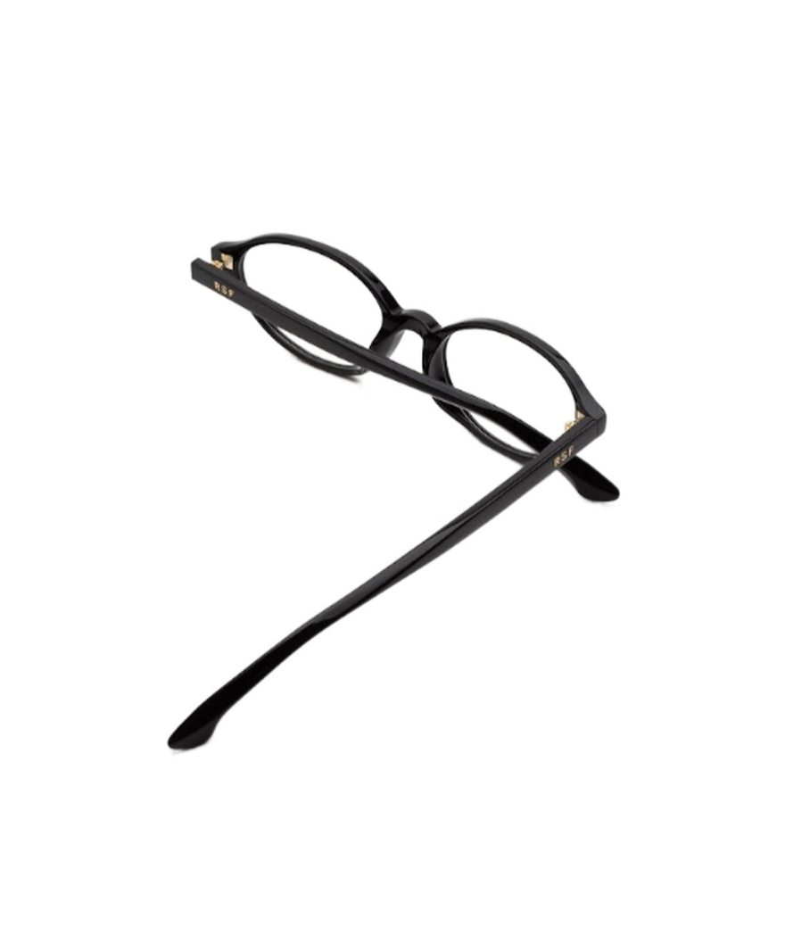 Retrosuperfuture Geometric Plano Mirror In Black