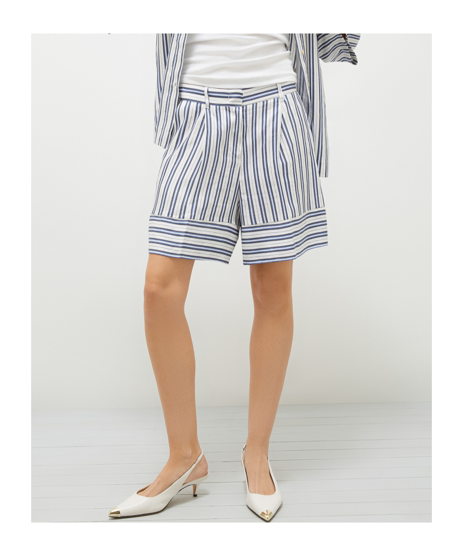 Marella Sport Acume Striped Shorts