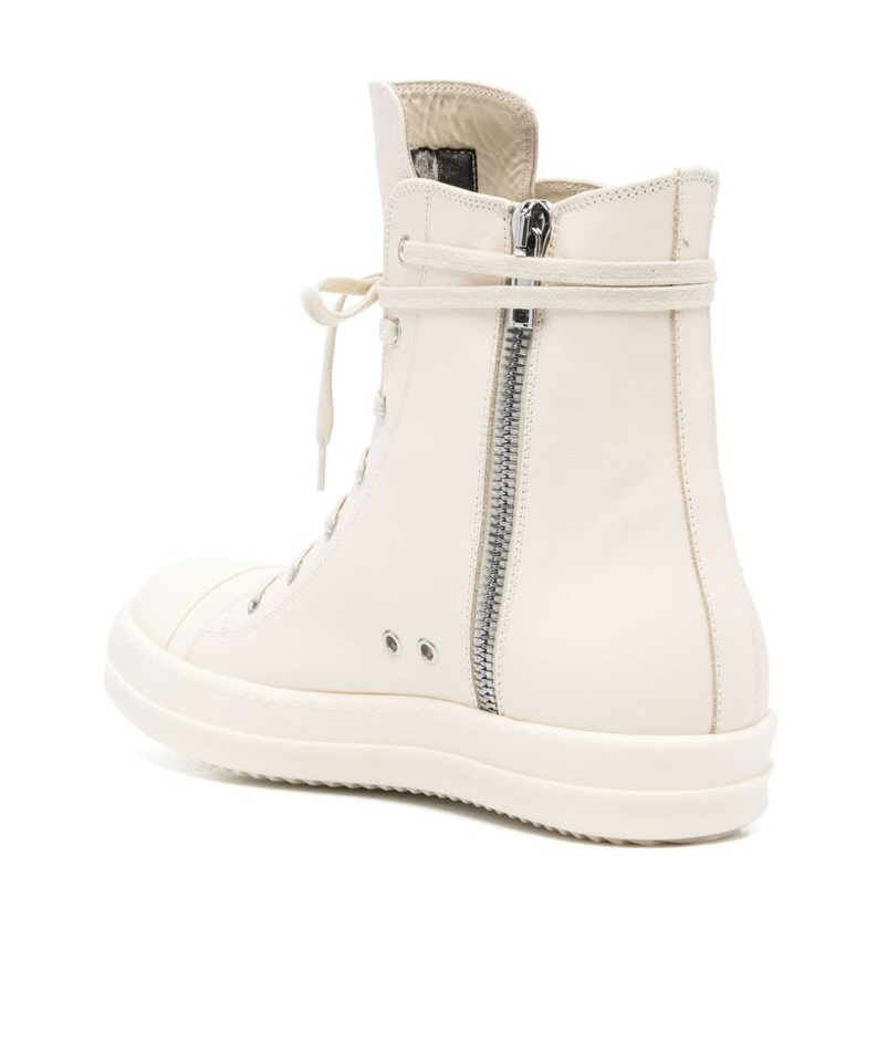 Rick Owens Hollywood Boots In White