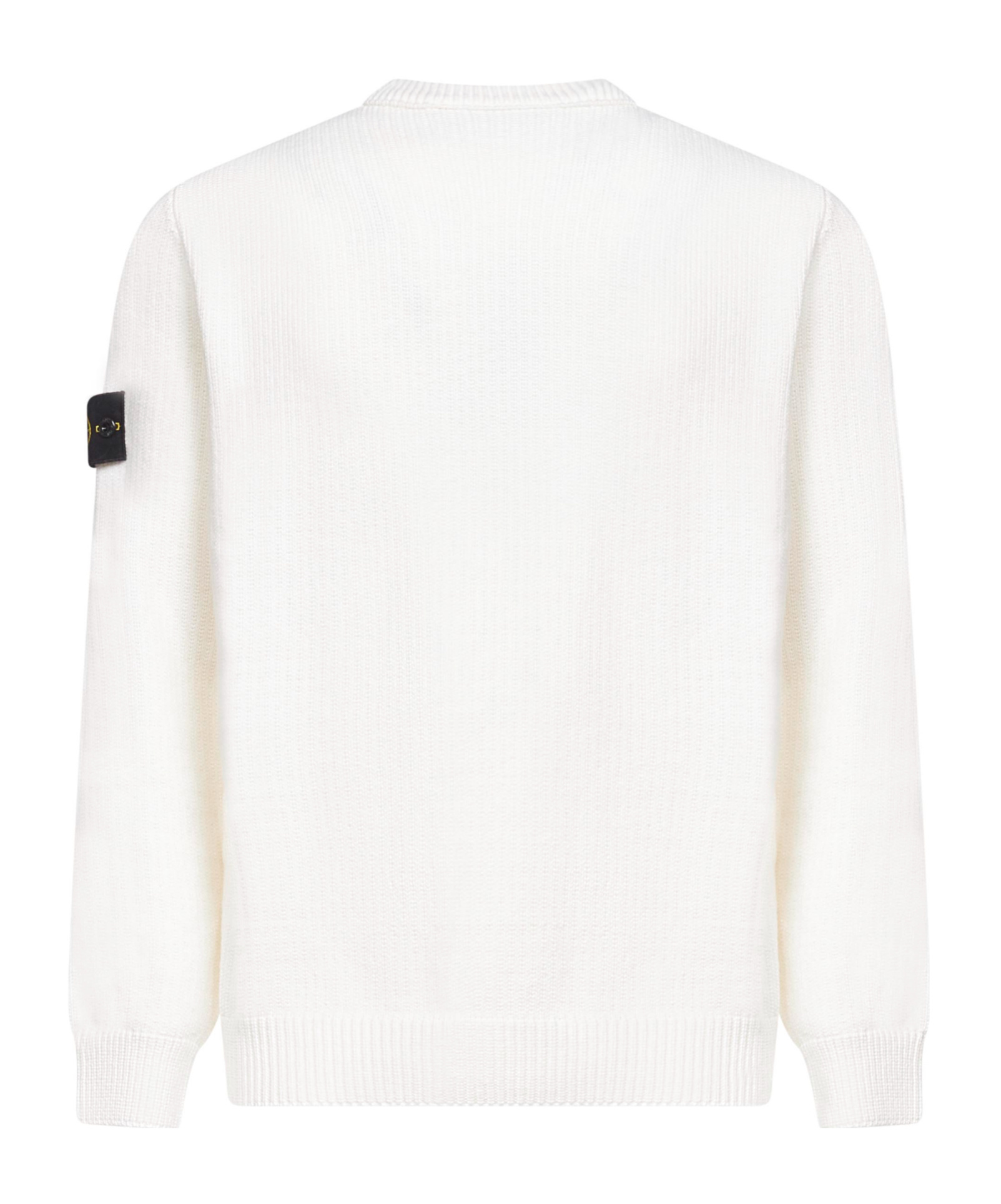 Stone Island Pullover Mit Kompass-patch In White