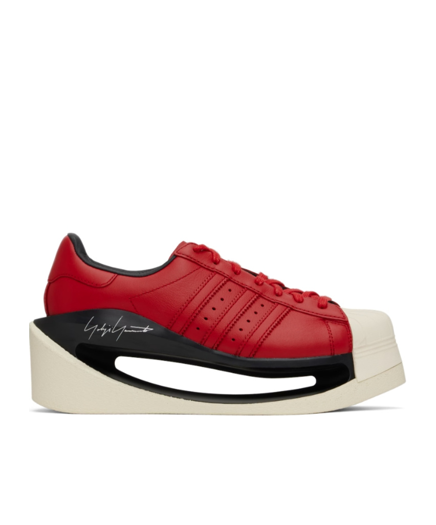 Y-3 Gendo Superstar Sneakers In Red