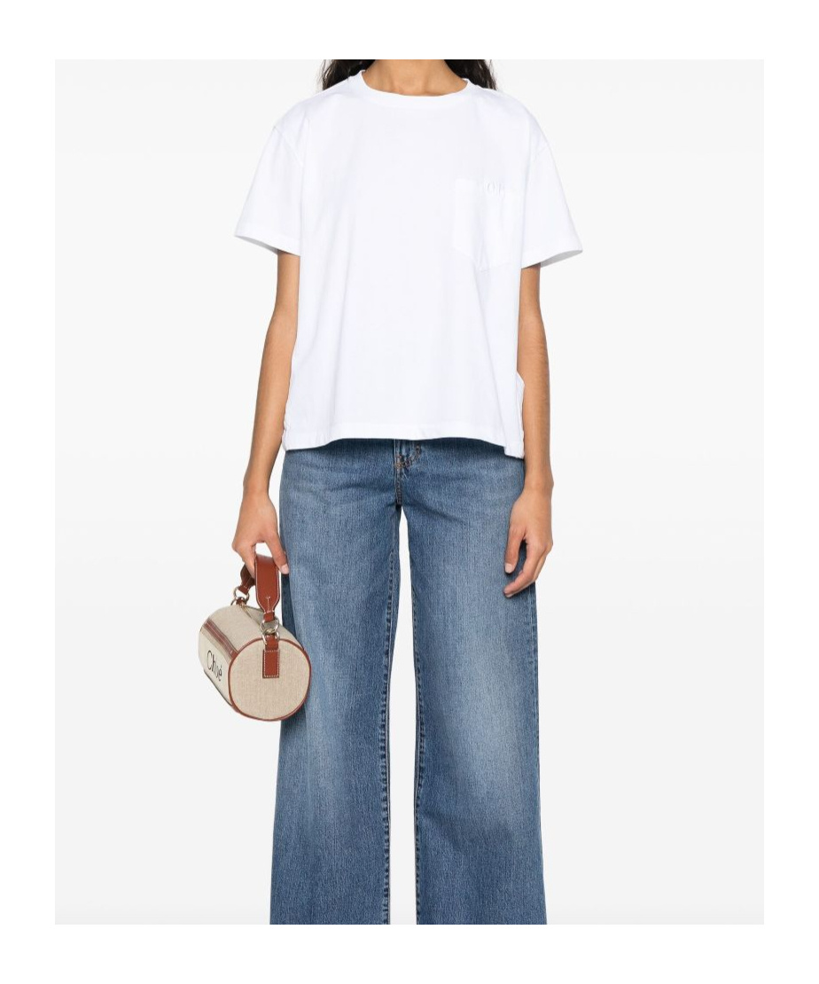 Shop Semicouture Marina T-shirt In White