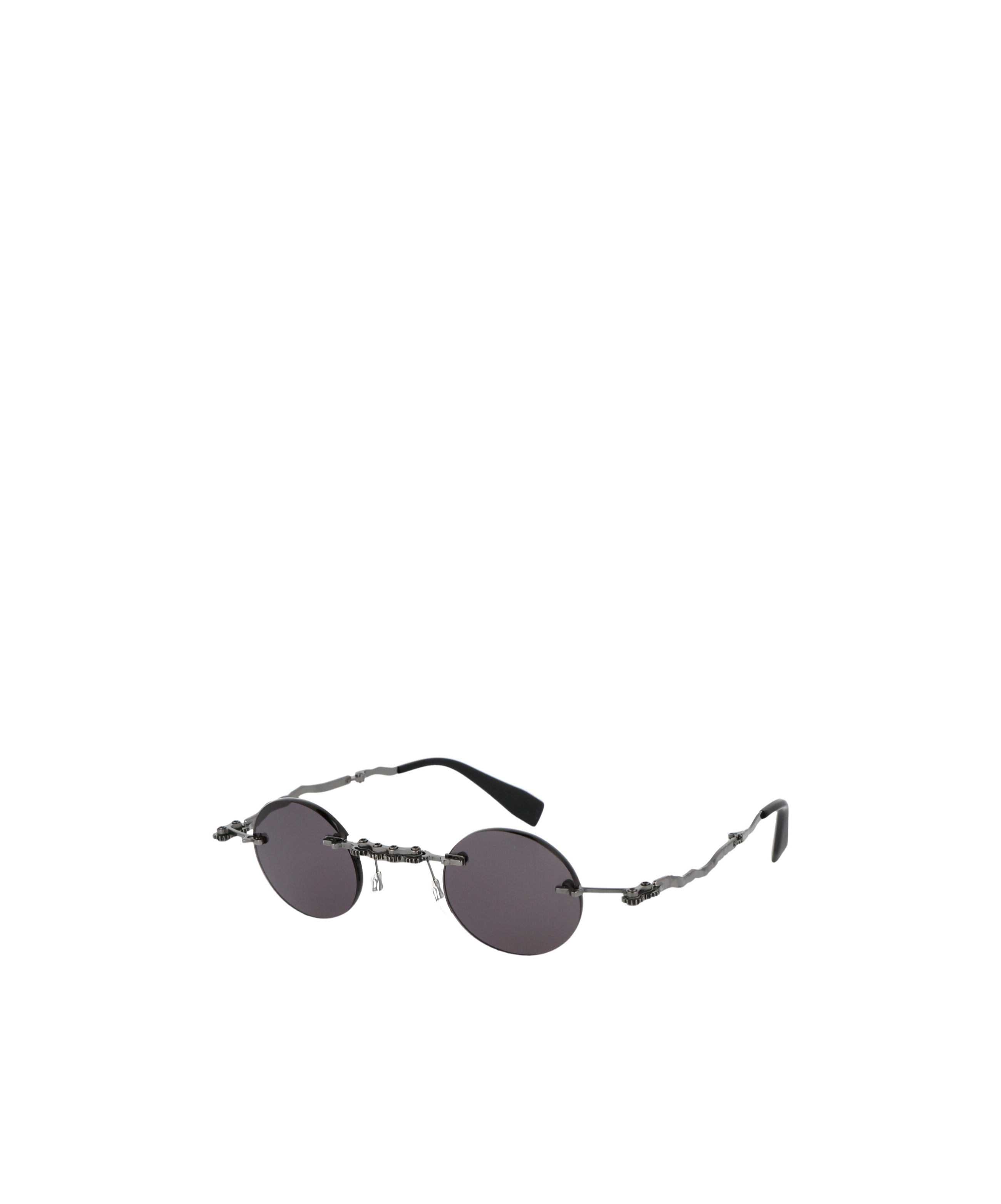 Kuboraum Round Sunglasses In Black
