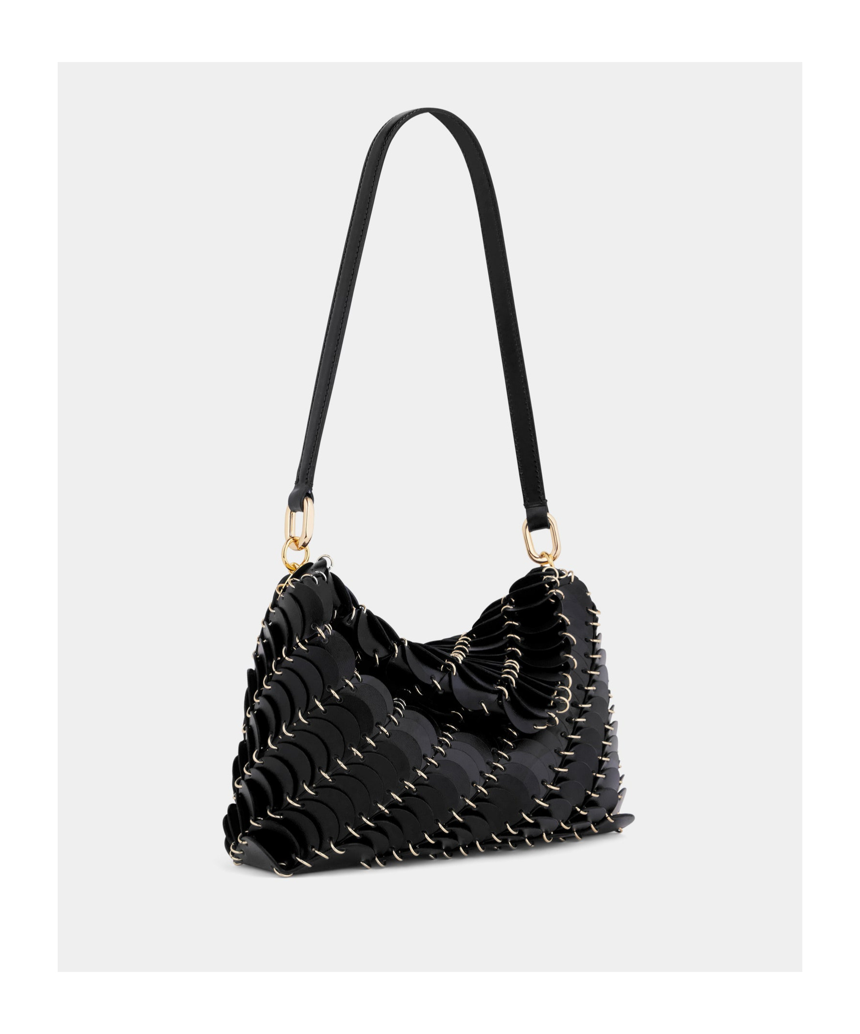 Rabanne Single Handbag In Black