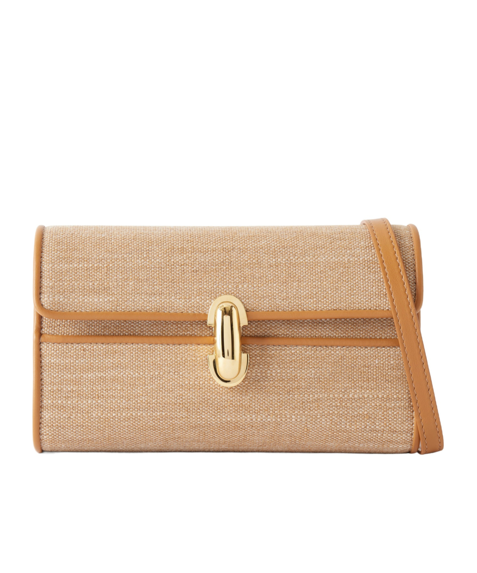 Savette Canvas Mini Shoulder Bag In Nude