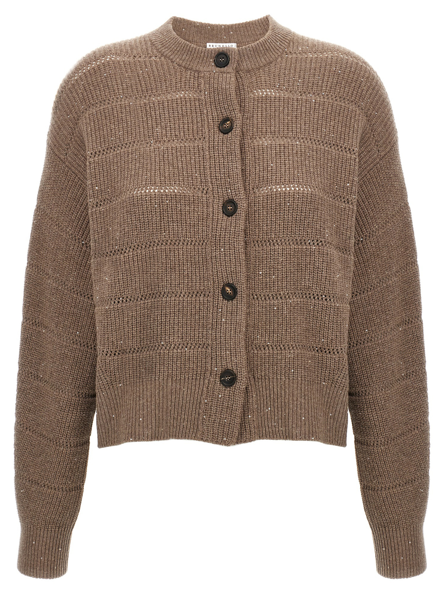 Shop Brunello Cucinelli Long-sleeved Cardigan