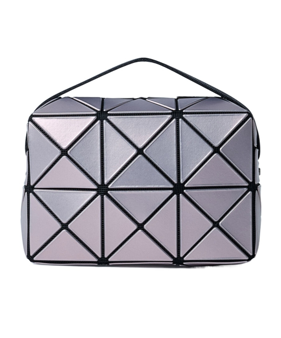 Bao Bao Issey Miyake Cuboid Metallic Crossbody Bag In Pink