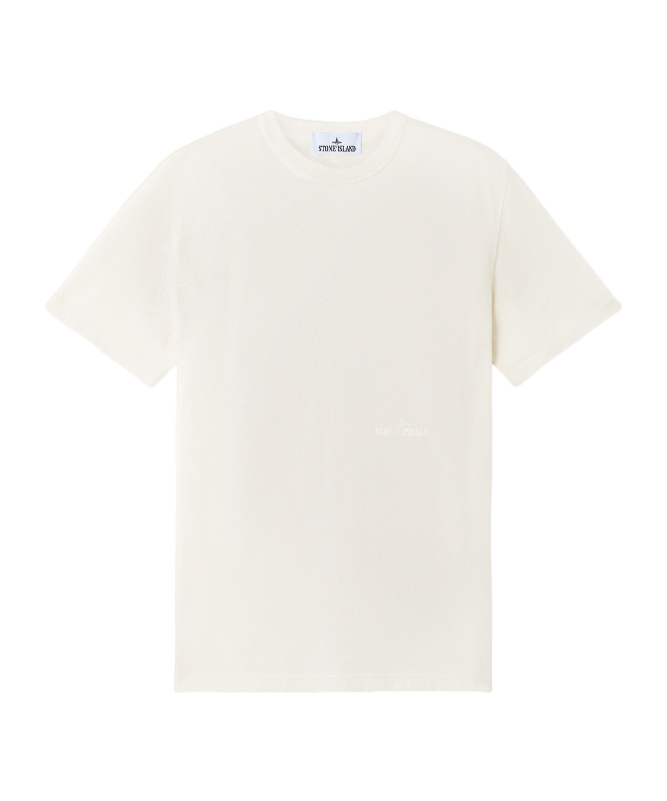Stone Island Short-sleeved T-shirt In Ivory