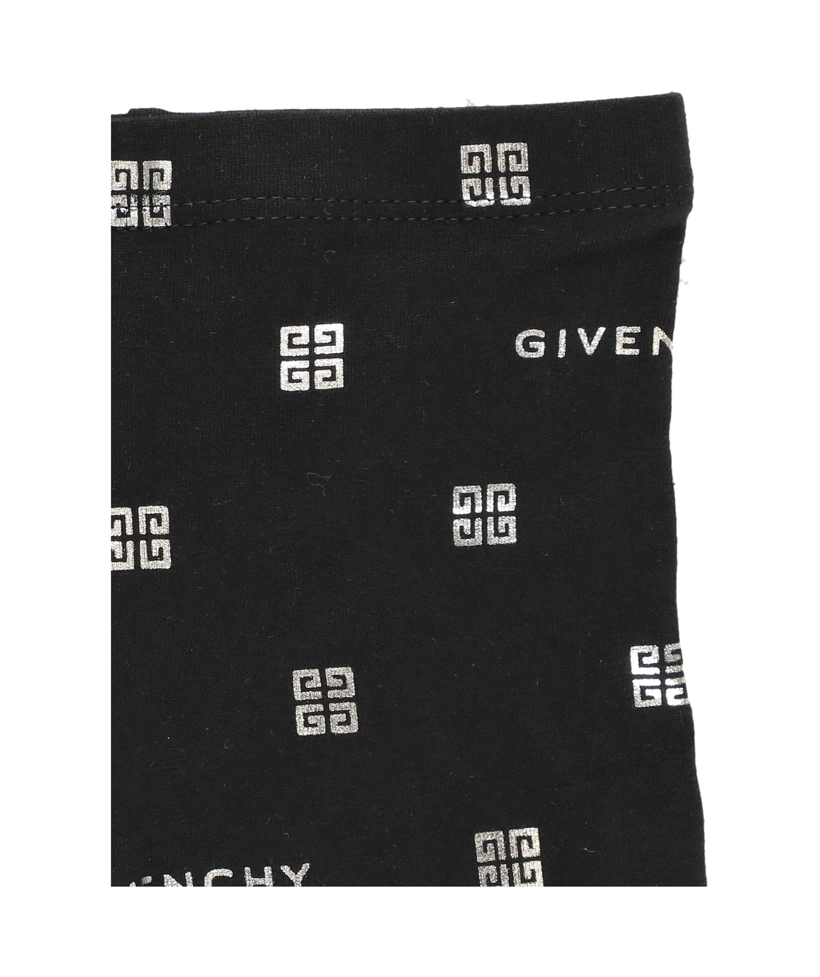 Givenchy Logo-print Cotton Leggings In Black