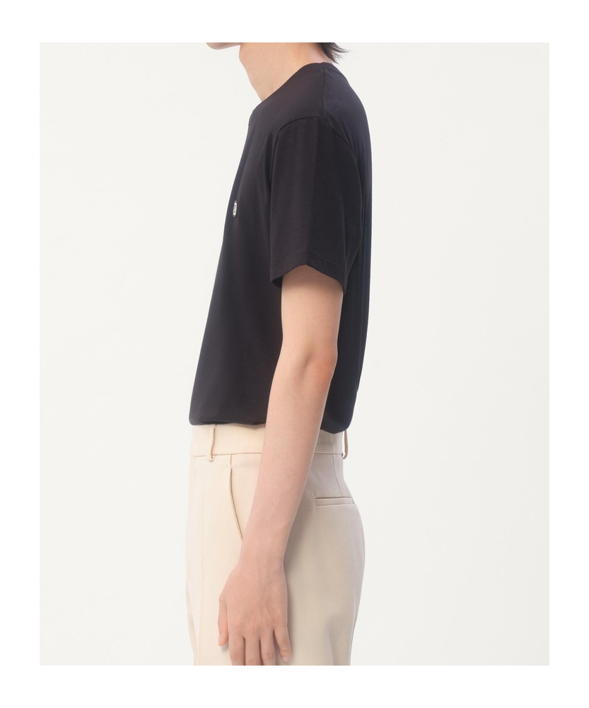 Valentino T-shirt With Signature Vlogo In Black
