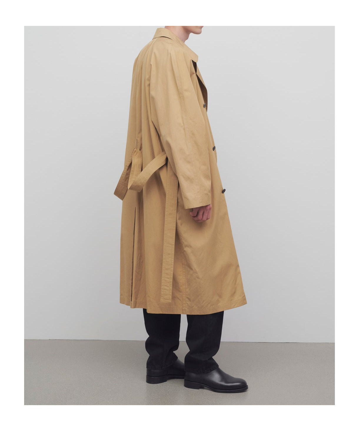 The Row Kold Double-breasted Windbreaker In Green