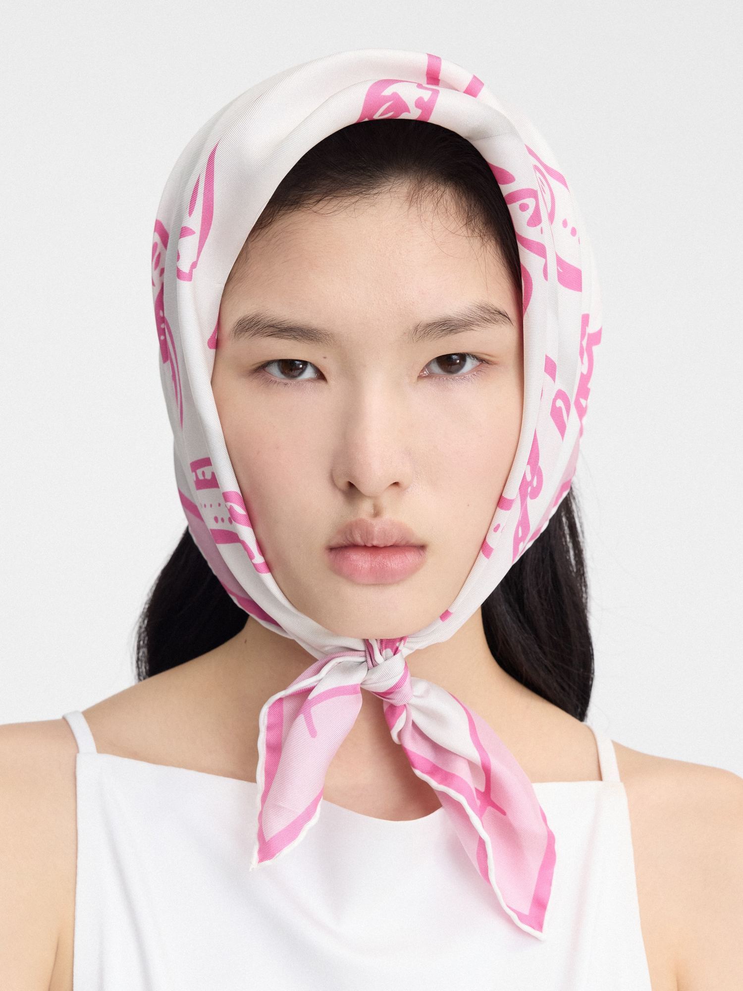 Shop Jacquemus The Pesco Bandana In Pink
