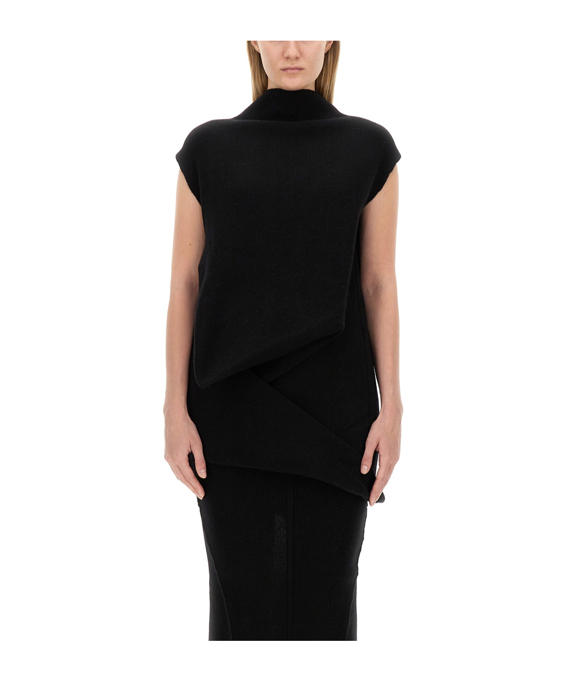 Rick Owens Knitted Tops. In Black