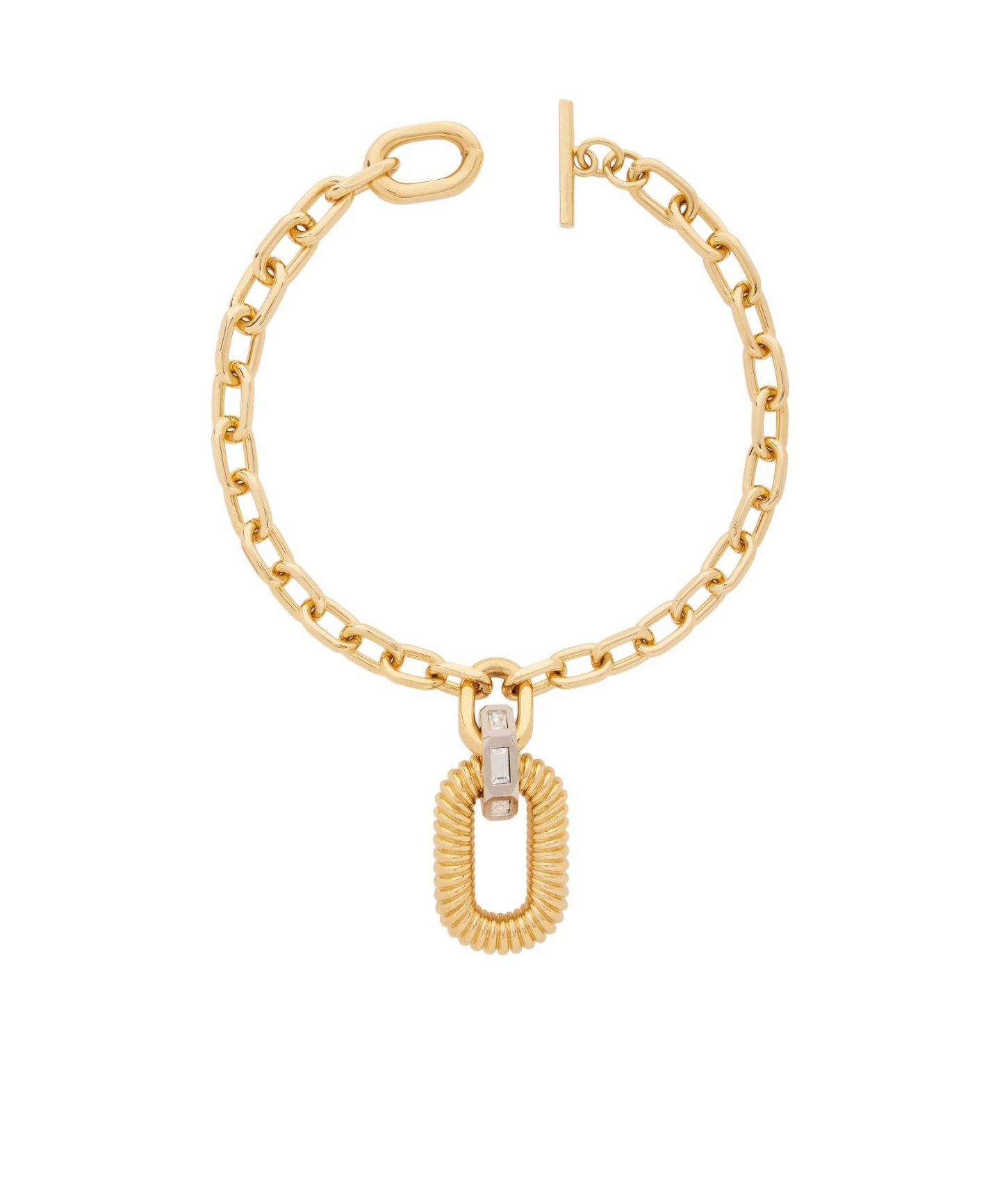 Rabanne Xl Link Necklace In Gold
