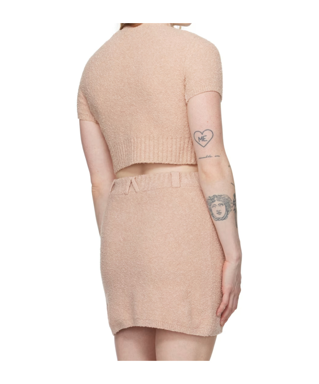 AMBUSH BUTTON SHORT KNITTED CARDIGAN