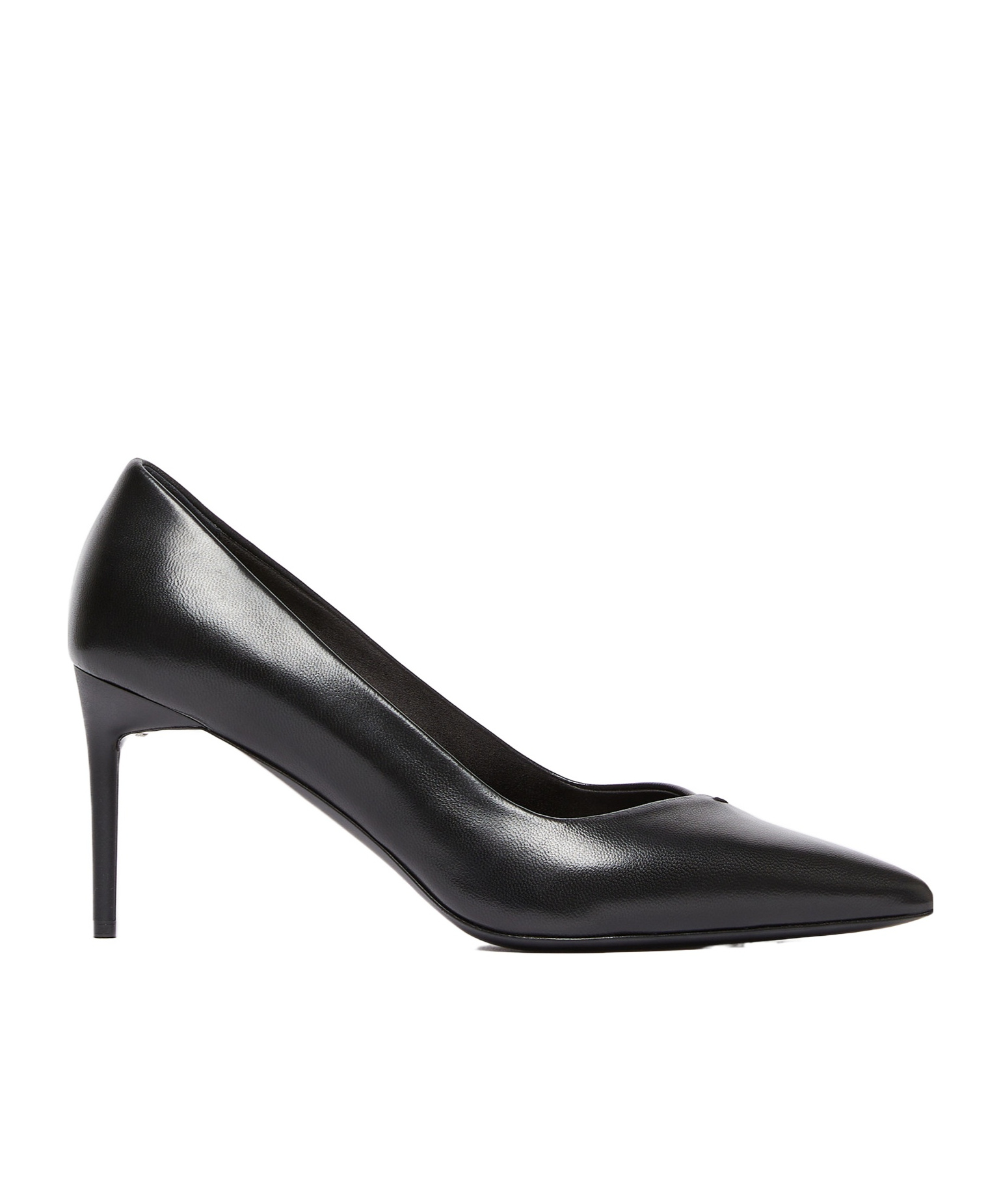 Max Mara Phyllis 80 Leather Pumps In Black
