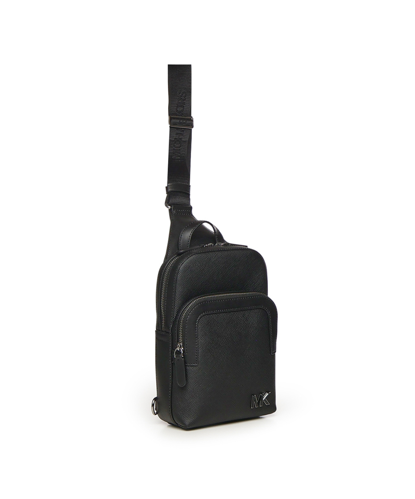 Michael Michael Kors Michael Kors Edison Scratch-resistant Sling Pack In Black