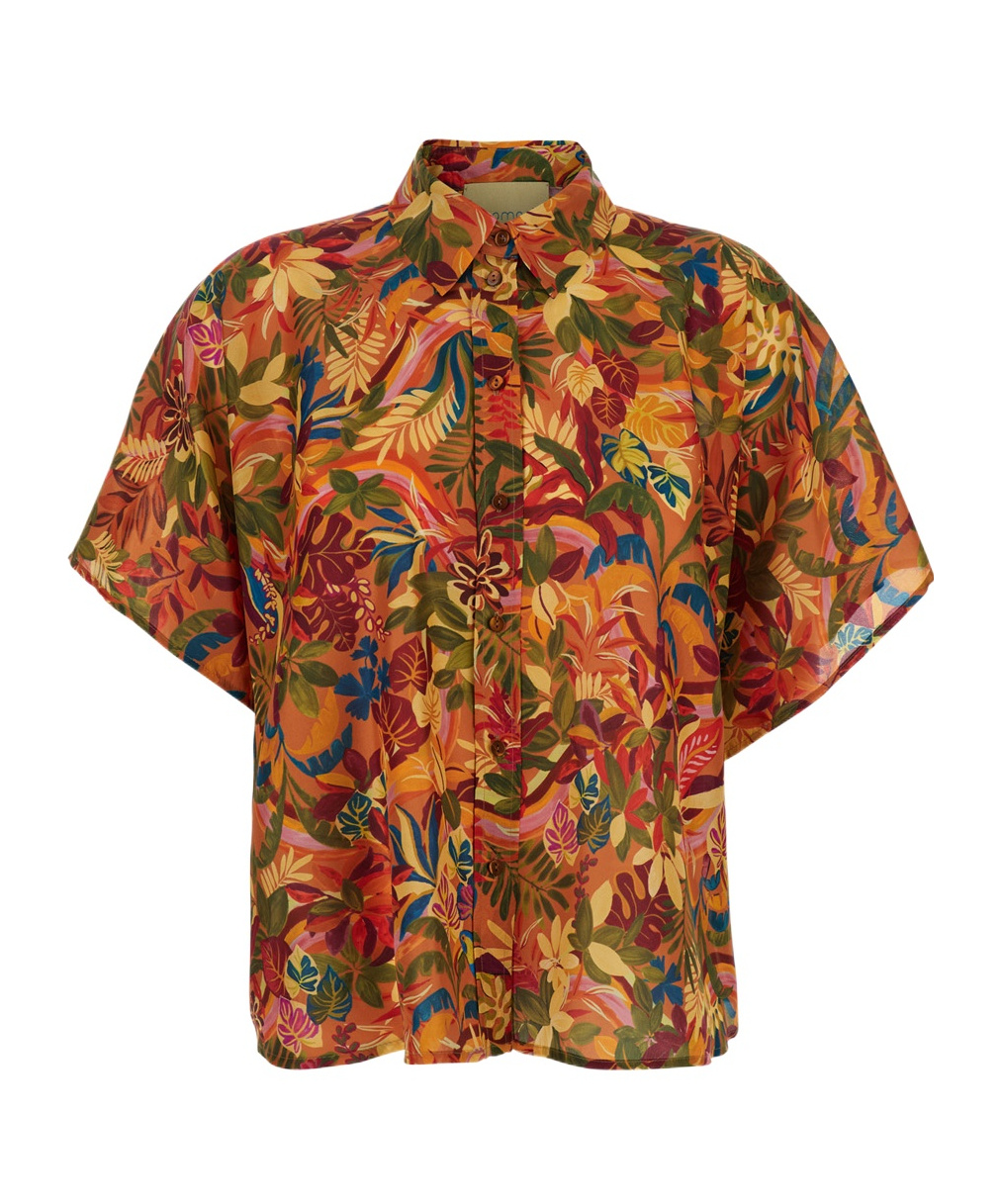 Shop Momoní Brooklyn Shirt In Brown