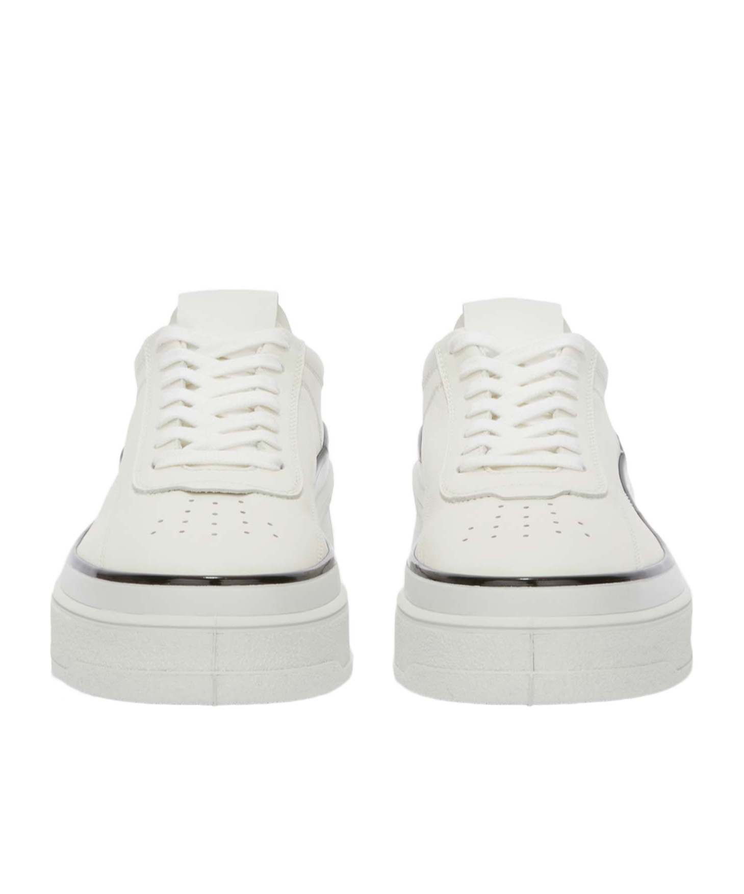 Jil Sander Leather Sneakers For Everyday In White