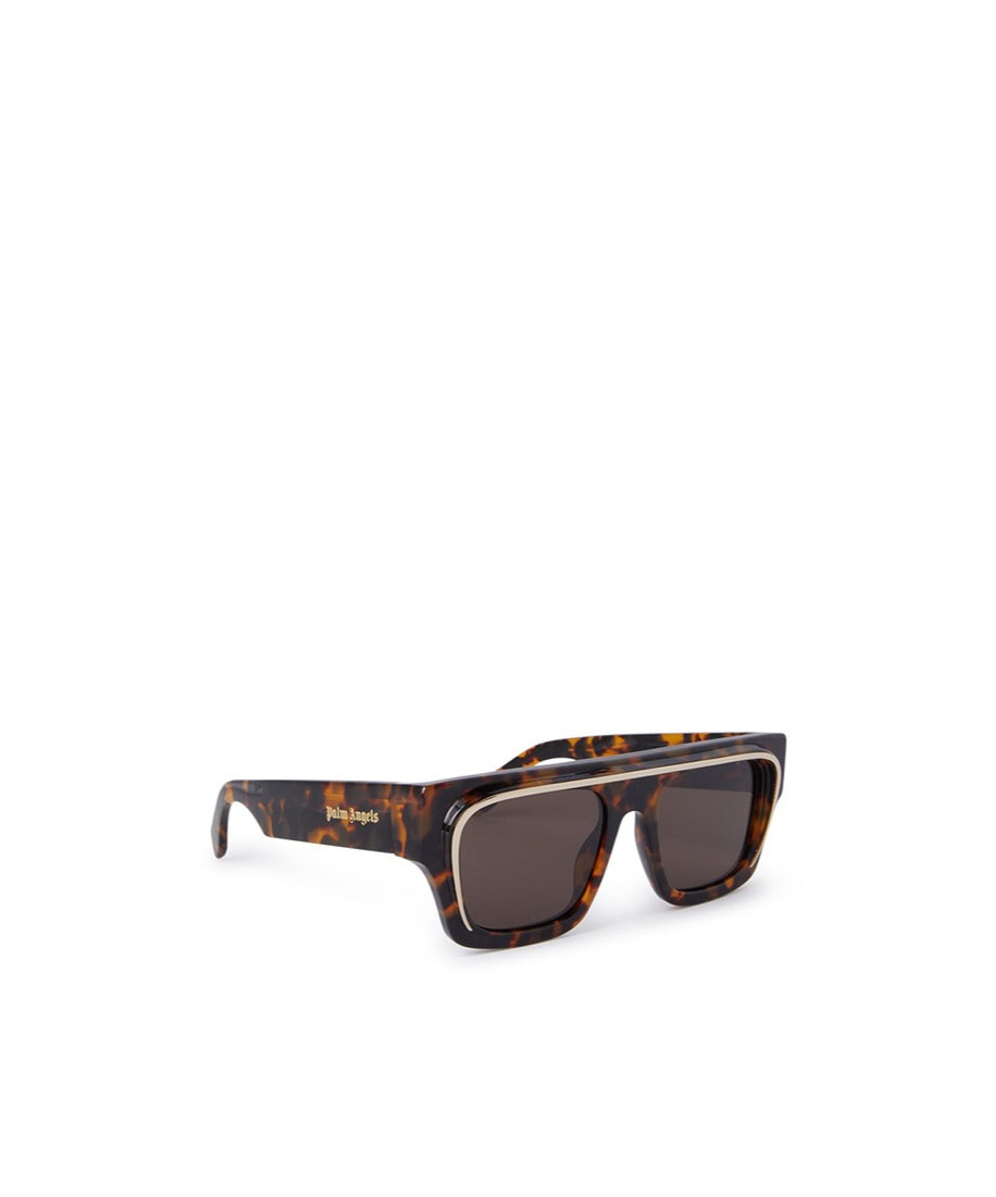 Palm Angels Rectangular Sunglasses In Black