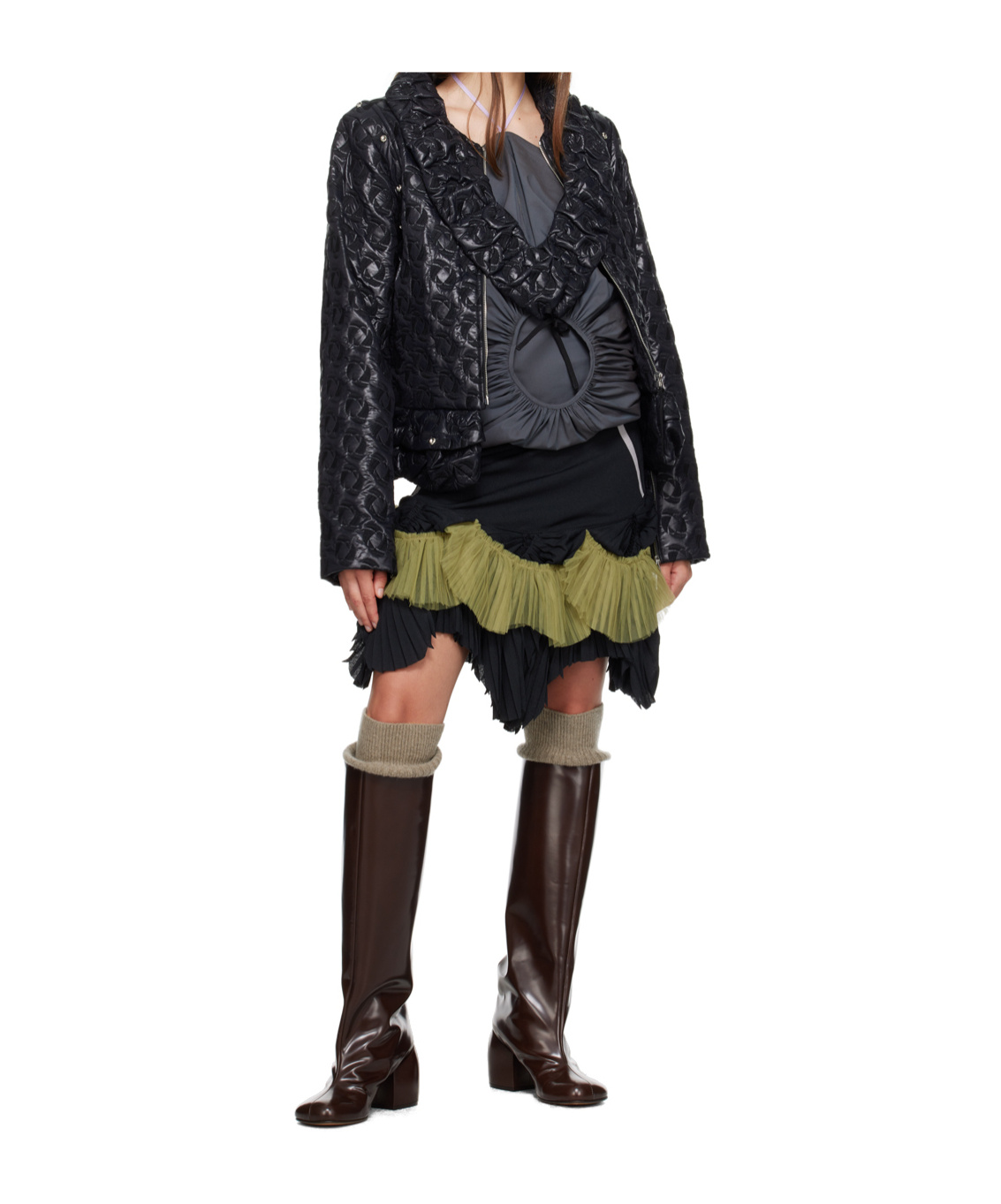 Kiko Kostadinov Black Mobius Jacket In Black