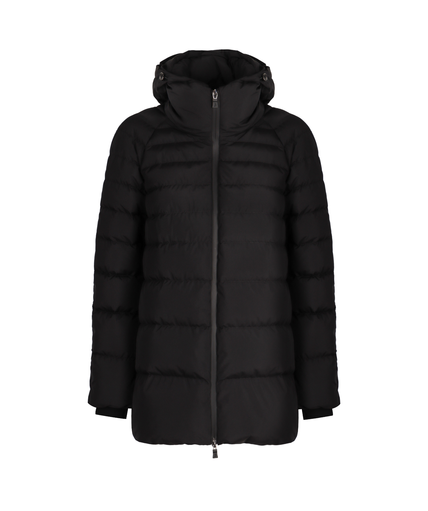 Herno Laminar Nylon Windbreaker With Hidden Closure In Black