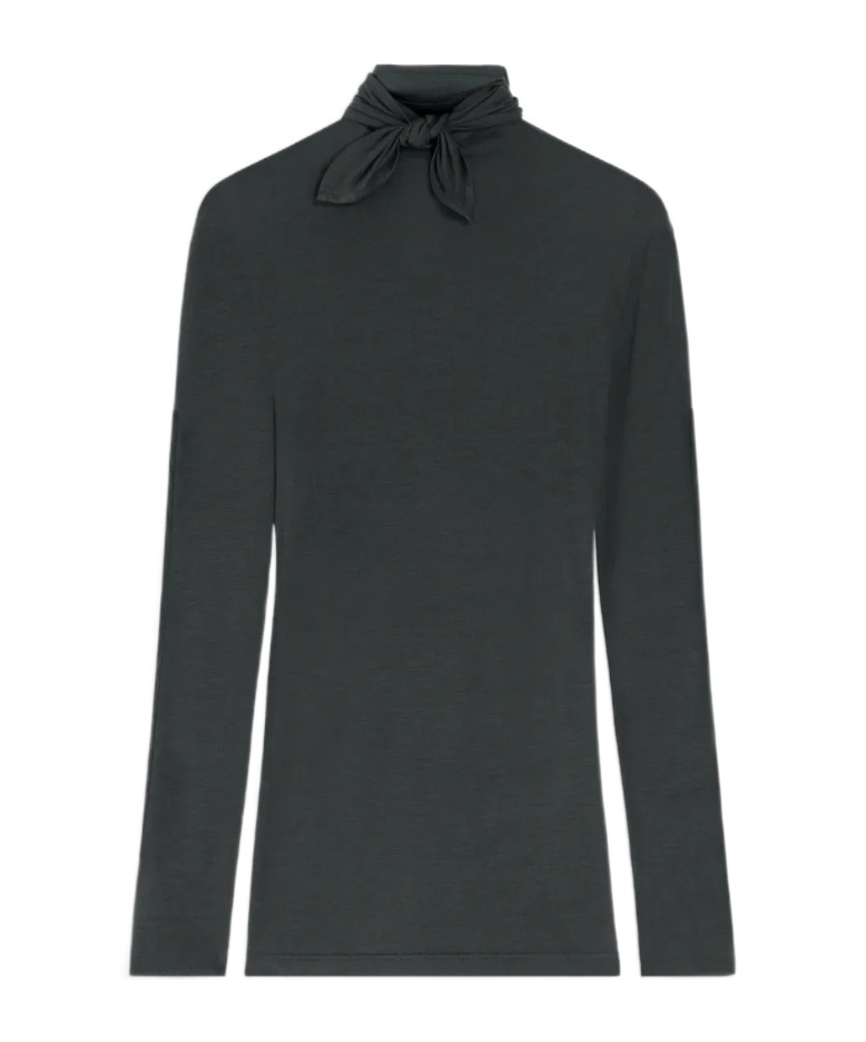 Lemaire Turtle-neck Sweater In Black