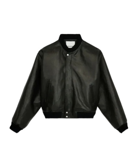 Isabel Marant Long Sleeve Leather Jacket In Black