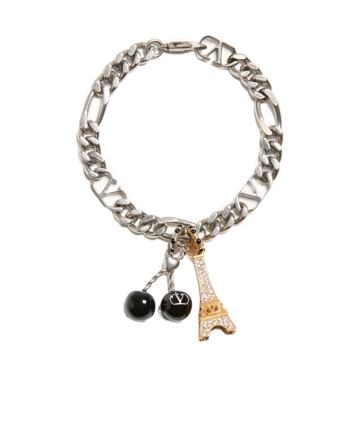 Valentino Logo Bracelet In Multicolor