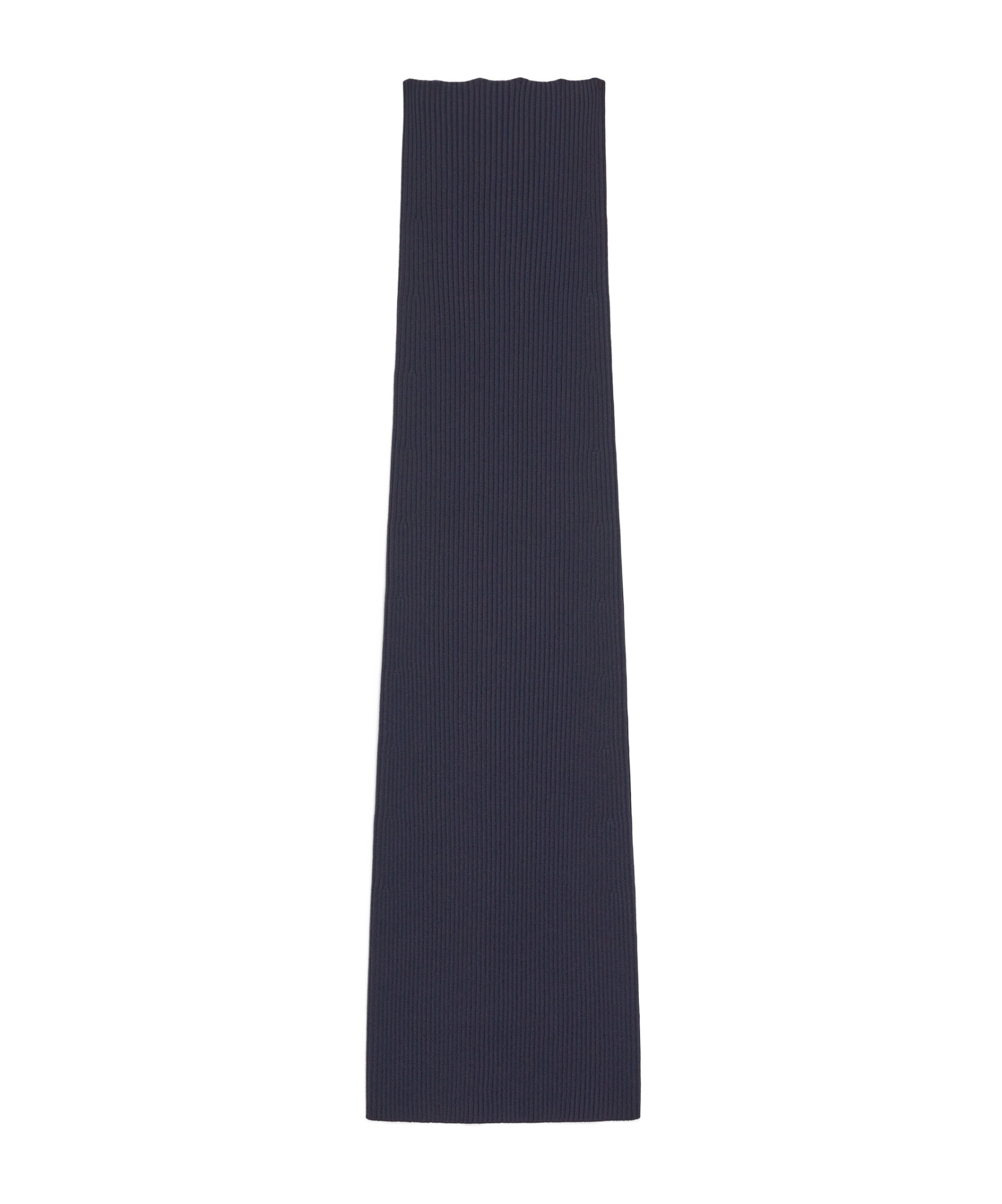 Max Mara Ribbed Skirt In Black