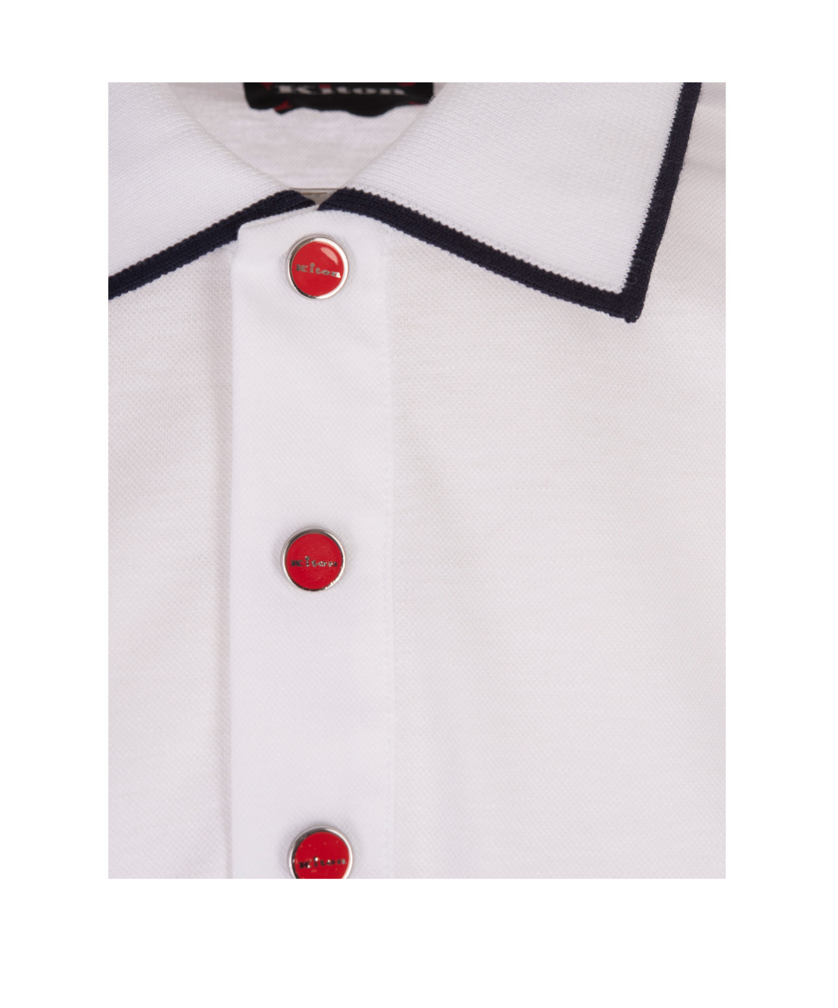 KITON SHORT-SLEEVED POLO SHIRT