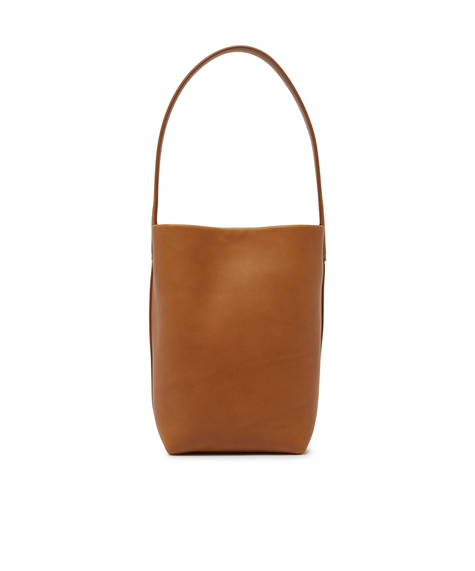 The Row Single Handle Shoulder Bag In Brown