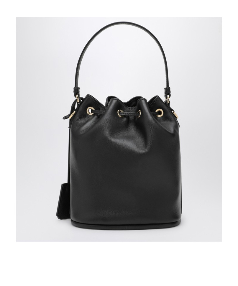 Prada Borsa A Secchiello Re-edition 1978 In Re-nylon Nero Donna In Black