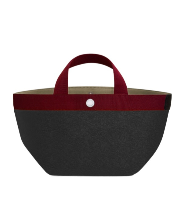 Herve Chapelier Double-handle Handbag In Black