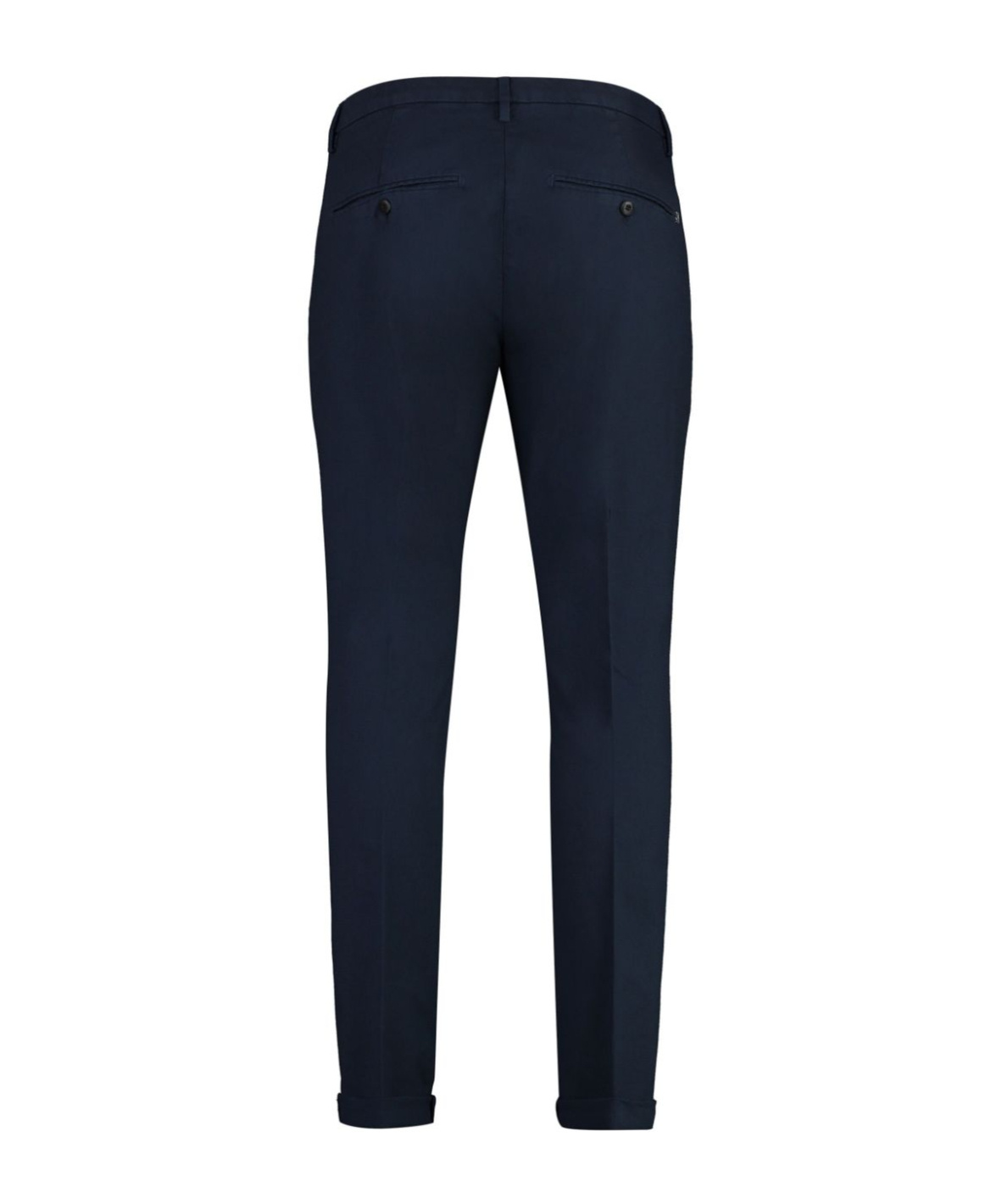 Dondup Gaubert Pants In Blue Cotton In Black