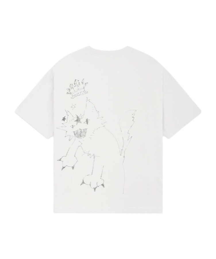 We11 Done Cartoon Cartoon Printed T-shirt In White