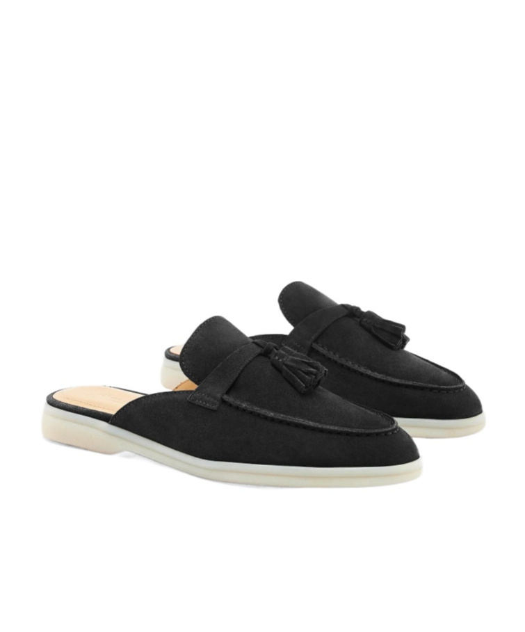 Scarosso Lucrezia Tassel-detailed Slip-on Mules In Multi