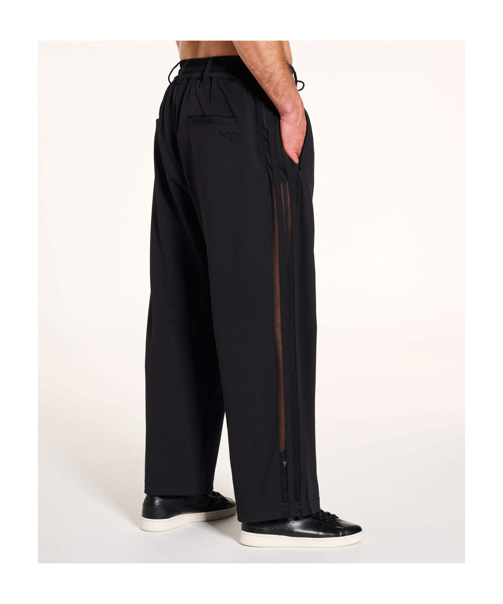 Y-3 Superstar Drawstring Track Pants In Black