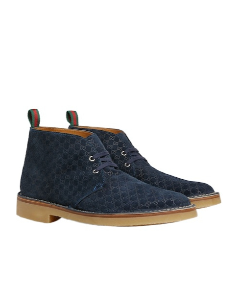Gucci Men's Ankle Boot With Web