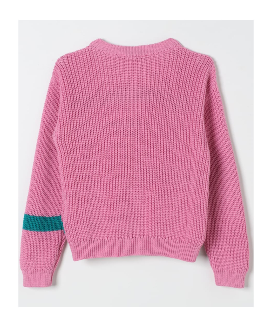 Msgm Long-sleeved Sweater In Pink