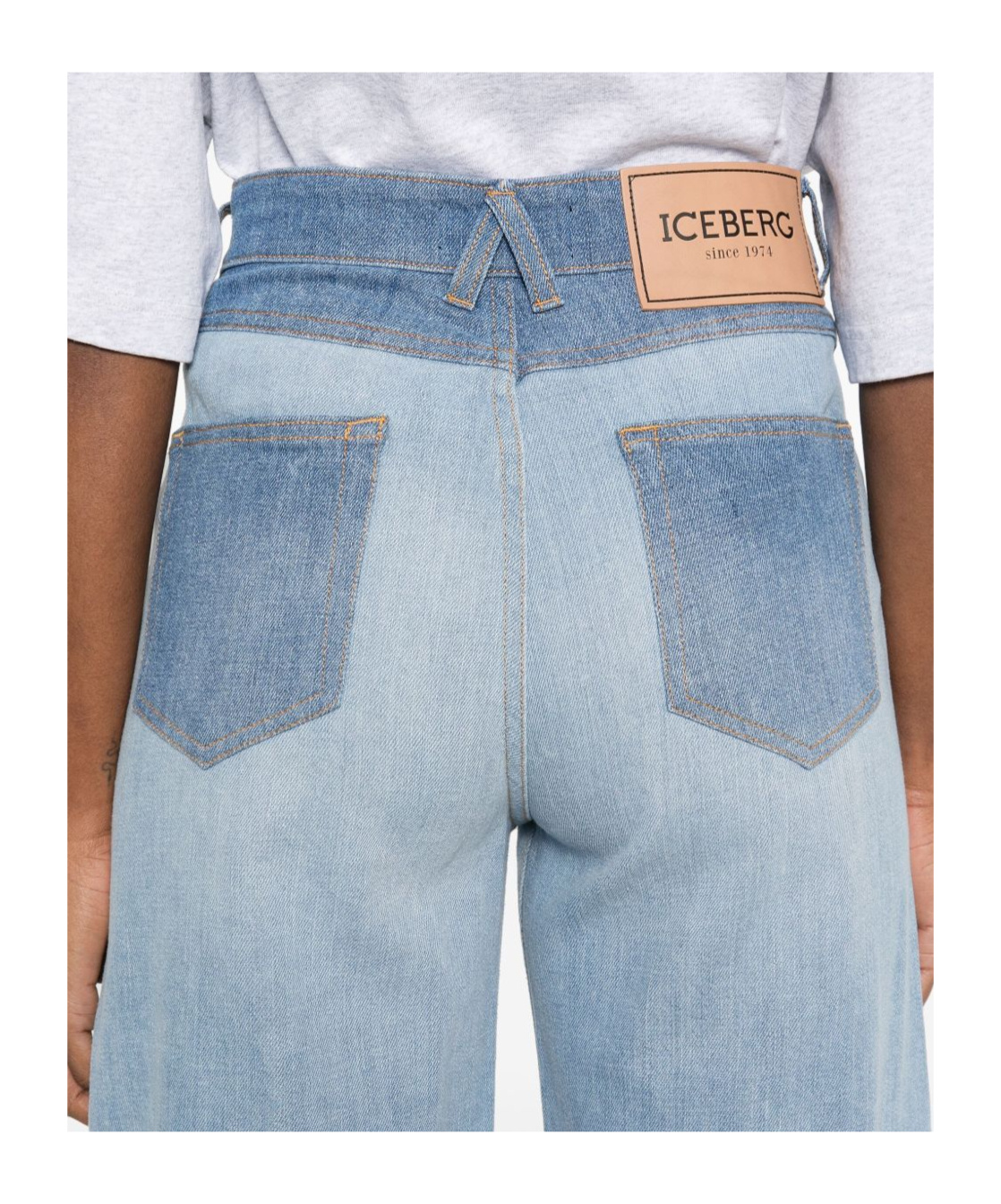 Iceberg Two-tone Jeans